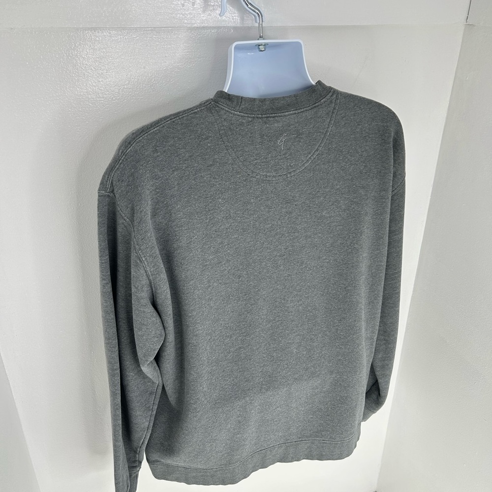 Michigan Embroidered Crewneck Sweatshirt Size XL Gray Wolverines NCAA Football - Picture 8 of 12